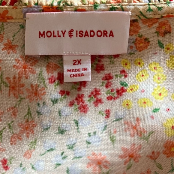 Floral Ruffle Sleeve Top - Picture 3 of 5